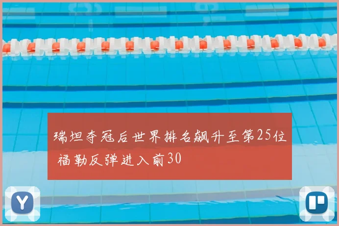 瑞坦夺冠后世界排名飙升至第25位 福勒反弹进入前30