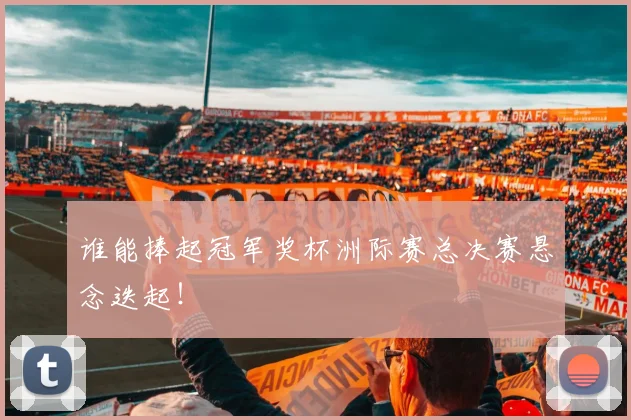谁能捧起冠军奖杯洲际赛总决赛悬念迭起！
